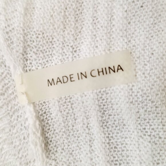 Rebecca Taylor knit pullover sweater top size M black and white Split hem - Picture 12 of 13